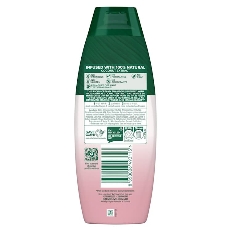 Palmolive Naturals Intensive Moisture Coco Cream & Pure Milk Protein Shampoo