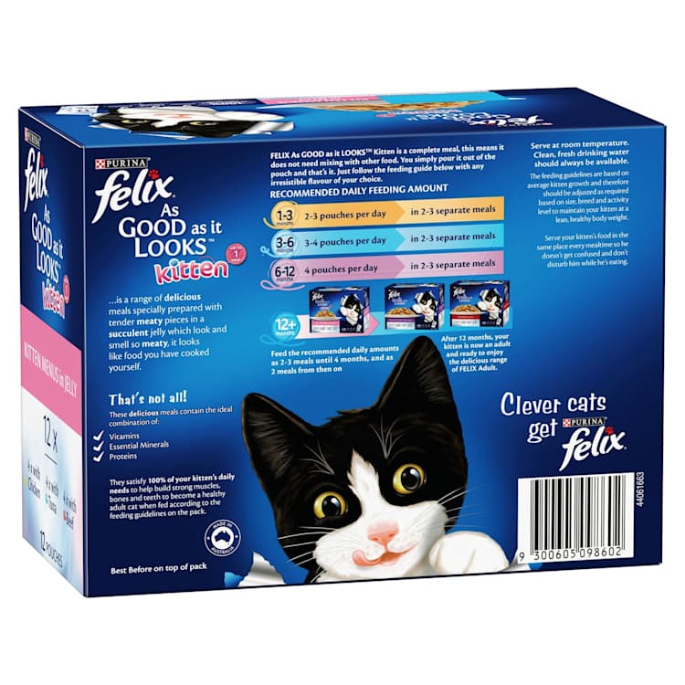 Felix As Good As It Looks Kitten Menus