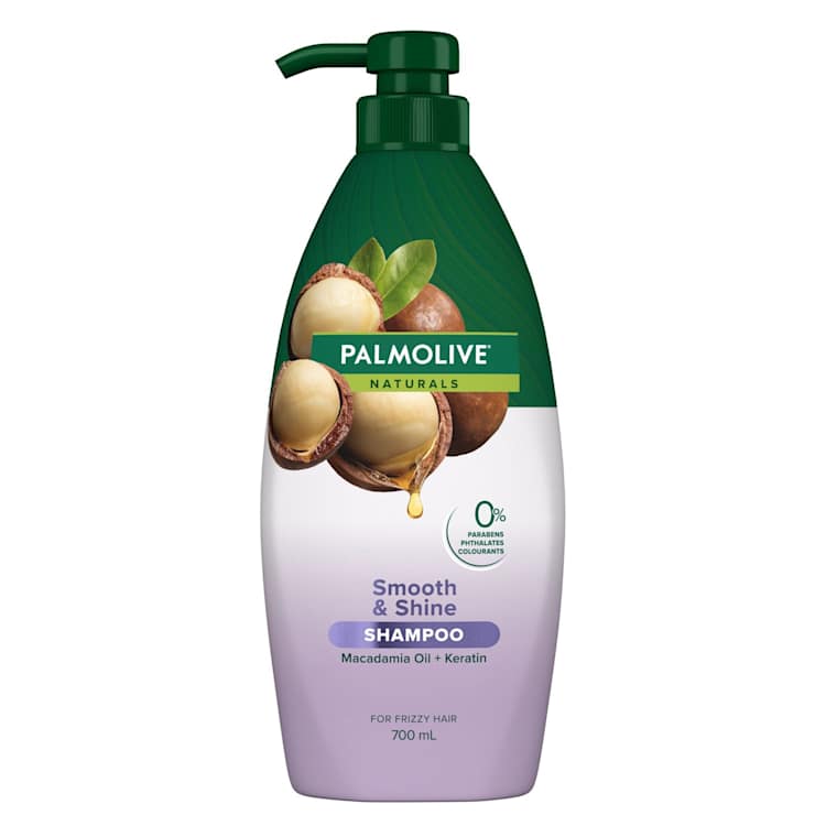 Palmolive Naturals Smooth & Shine Frizzy Hair Shampoo Keratin Argan Oil