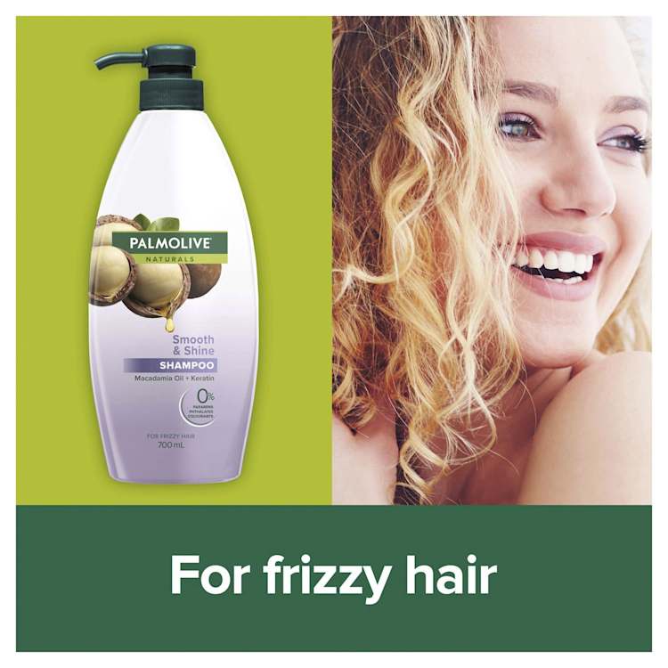 Palmolive Naturals Smooth & Shine Frizzy Hair Shampoo Keratin Argan Oil