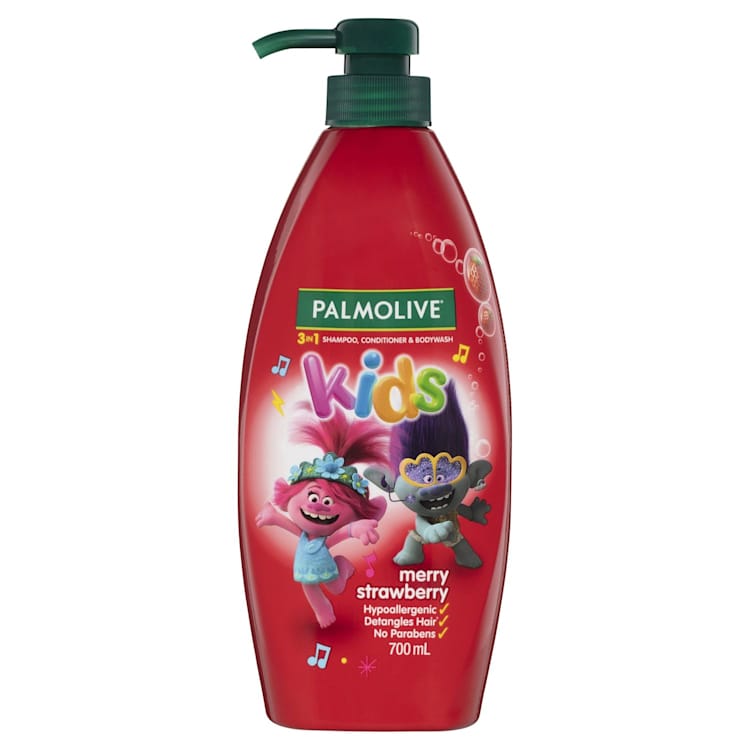 Palmolive Kids 3 In 1 Bodywash Shampoo & Conditioner Strawberry