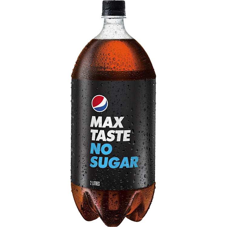 Pepsi Max No Sugar Soda Bottle