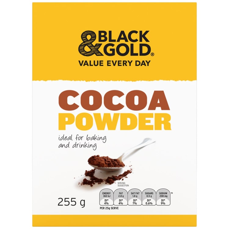 Black & Gold Cocoa Powder