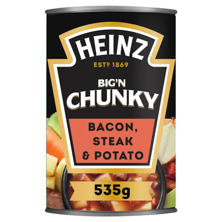 Heinz Big N Chunky Canned Soup Bacon Steak & Potato