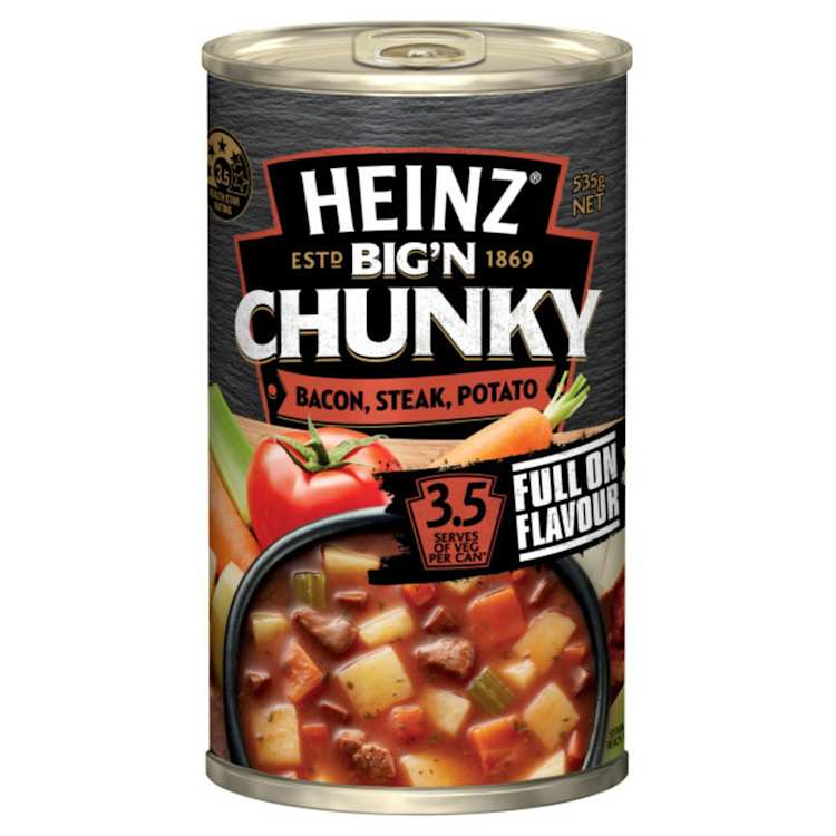 Heinz Big N Chunky Canned Soup Bacon Steak & Potato
