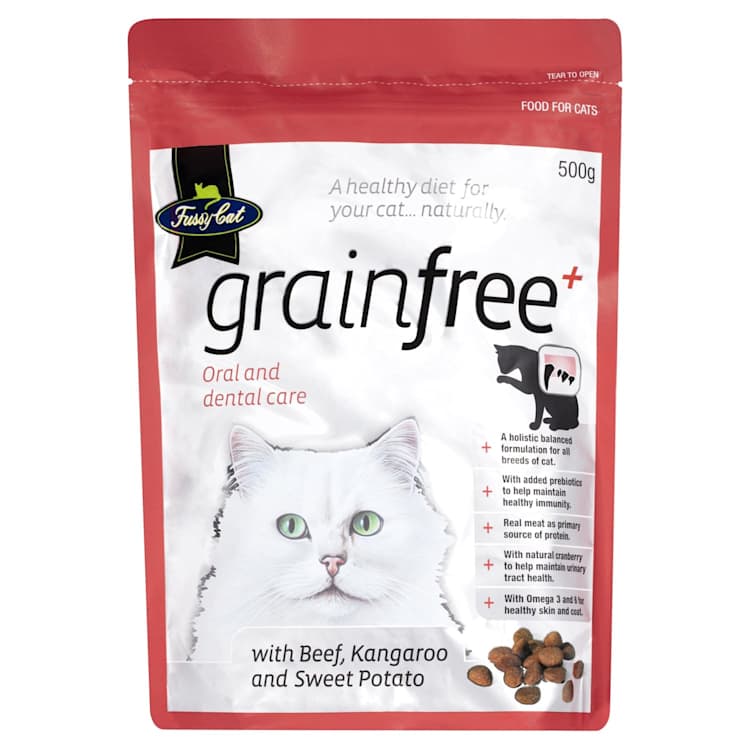 Fussy Cat Grain Free Beef and Kangaroo with Sweet Potato Dry Cat Food