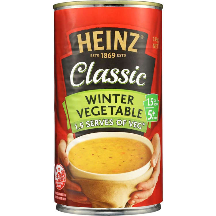 Heinz Classic Canned Soup Winter Vegetable