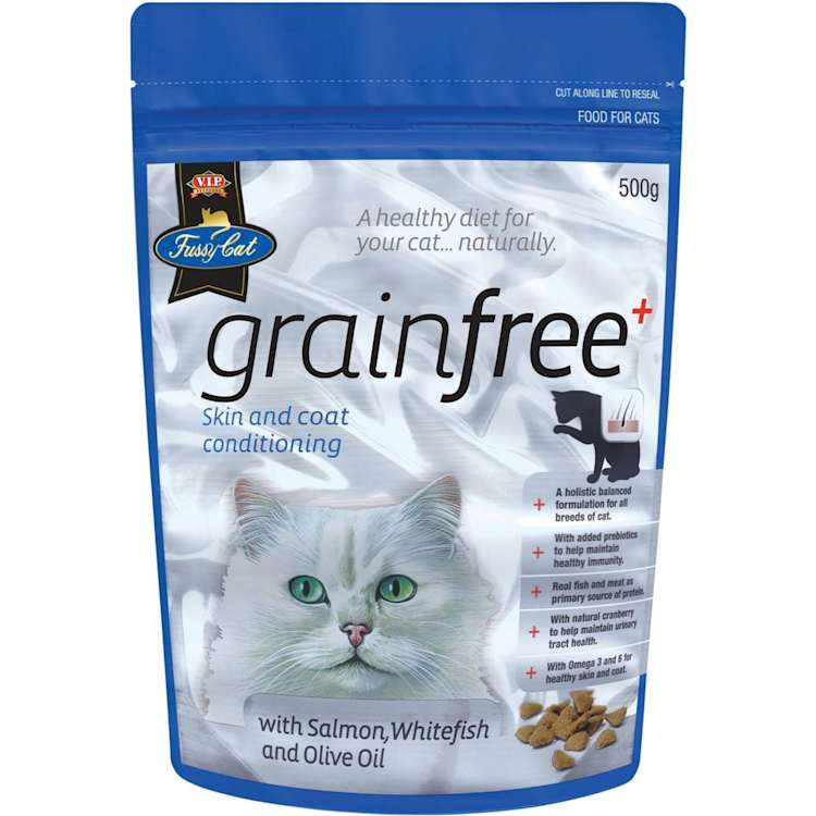 V.I.P. Fussy Cat Grainfree Salmon & White Fish With Oil