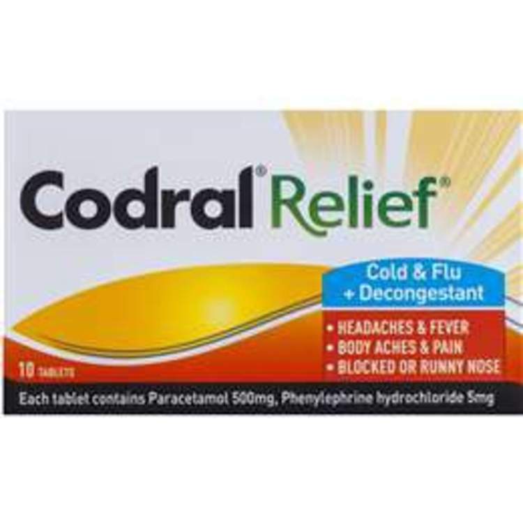 Codral Relief Cold & Flu & Decongestant