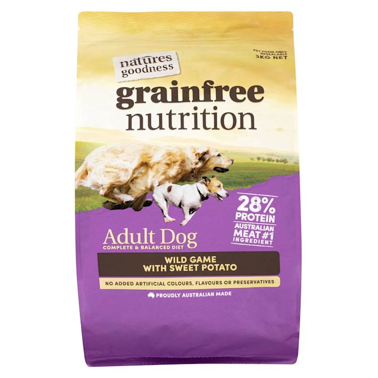 Natures goodness grain free dog food clearance