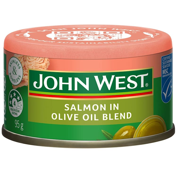 John West Salmon in Olive Oil