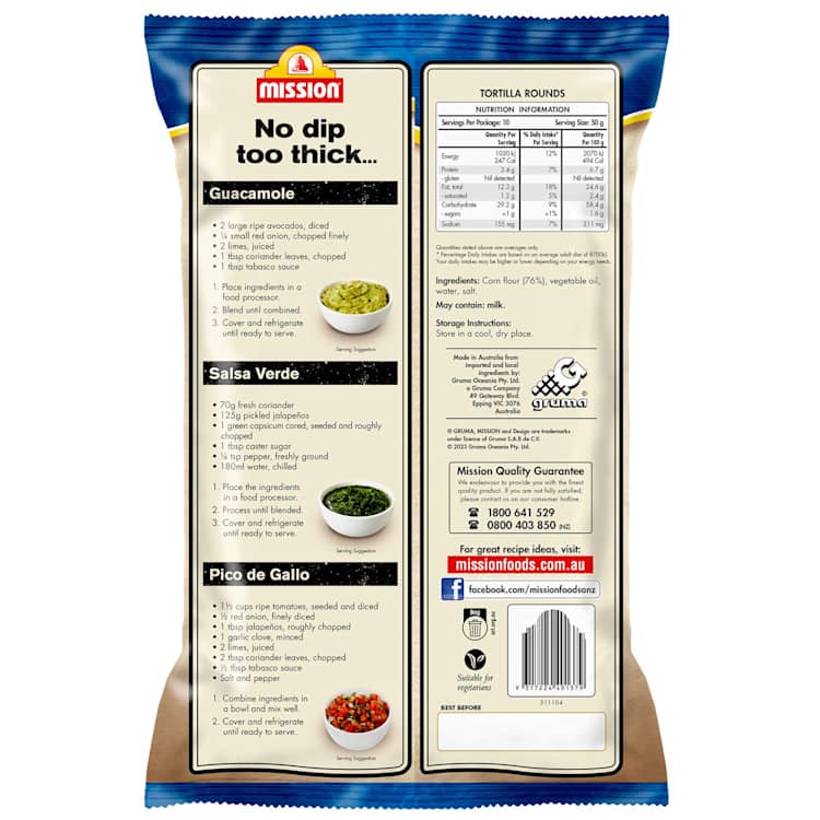 Mission Deli-Style Round Corn Chips