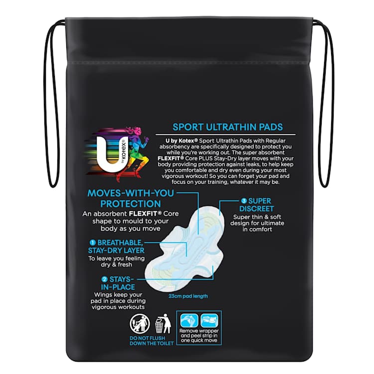 U By Kotex Sport Ultrathin Regular