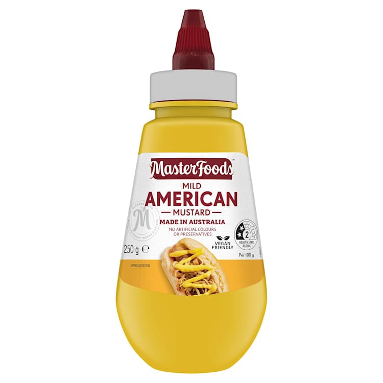 MasterFoods Squeezy Mild American Mustard