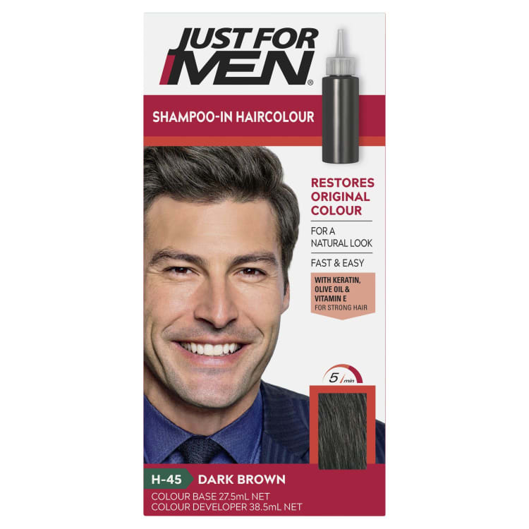 Just For Men Shampoo In Hair Colour Dark Brown