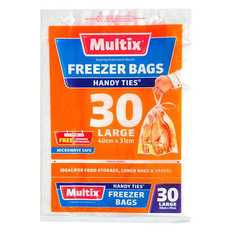 Multix Freezer Bag Handy Ties Large