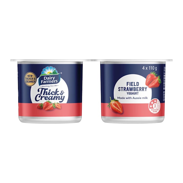 Dairy Farmers Thick & Creamy Yoghurt Strawberry
