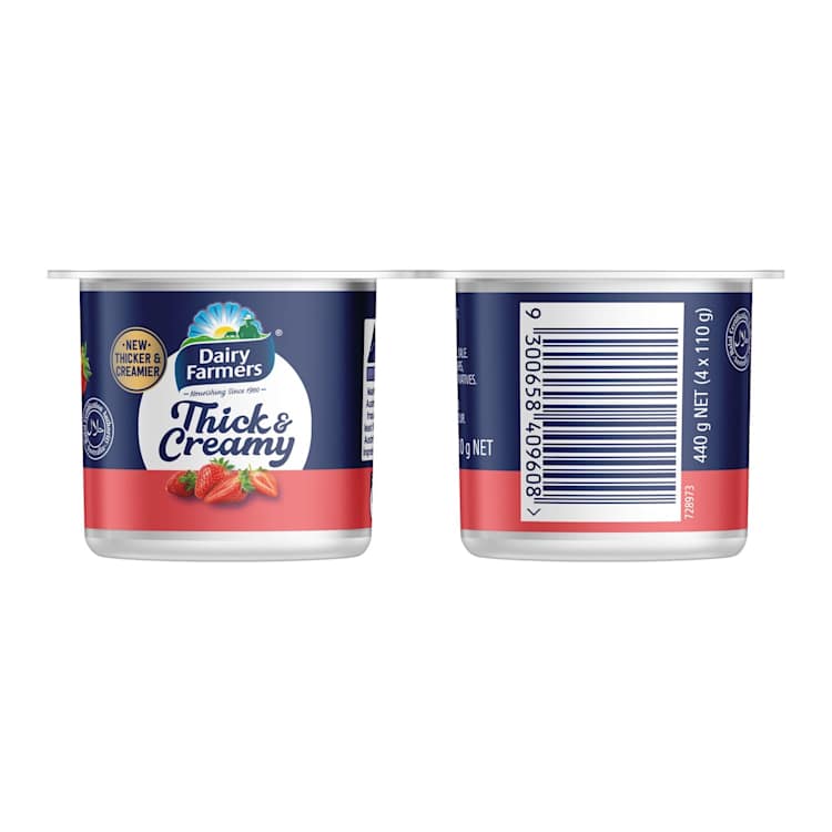 Dairy Farmers Thick & Creamy Yoghurt Strawberry