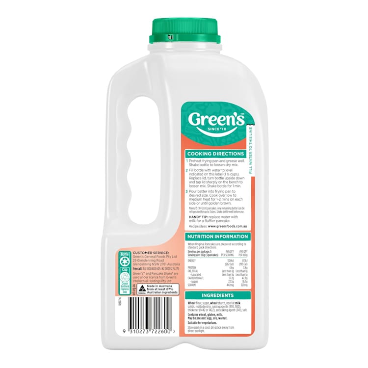 Green's Pancake Mix Original Shake