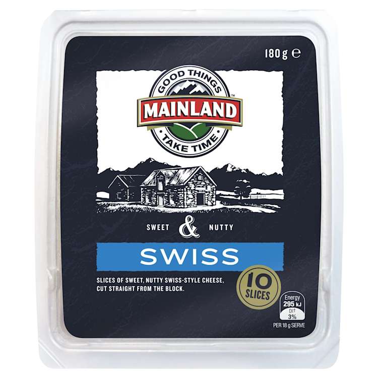 Mainland Swiss Cheese Slices