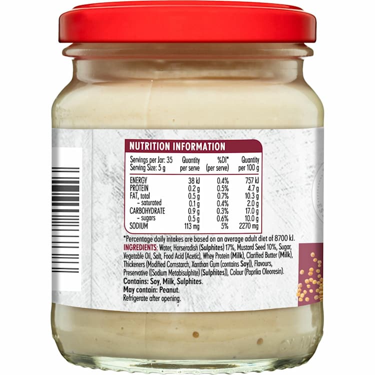 MasterFoods Horseradish Cream