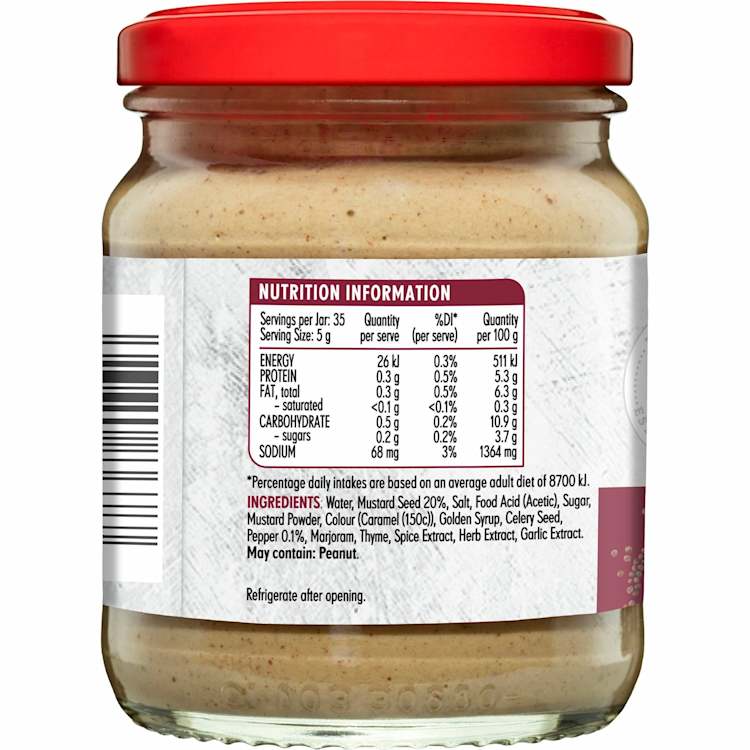 MasterFoods French Mustard