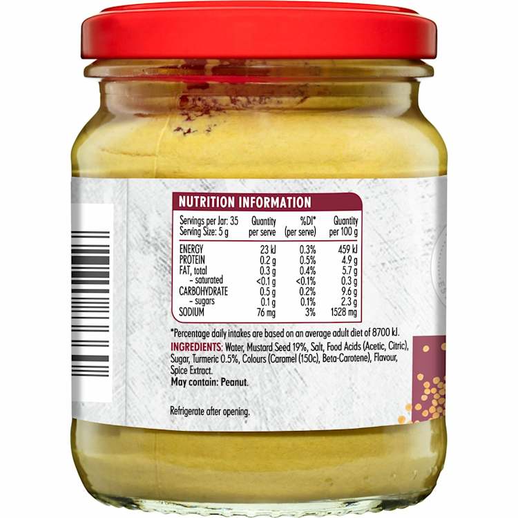 MasterFoods Mild English Mustard