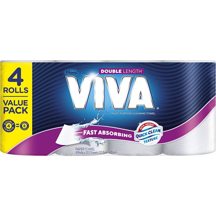Viva Paper Towel, Double Length Multi-Use