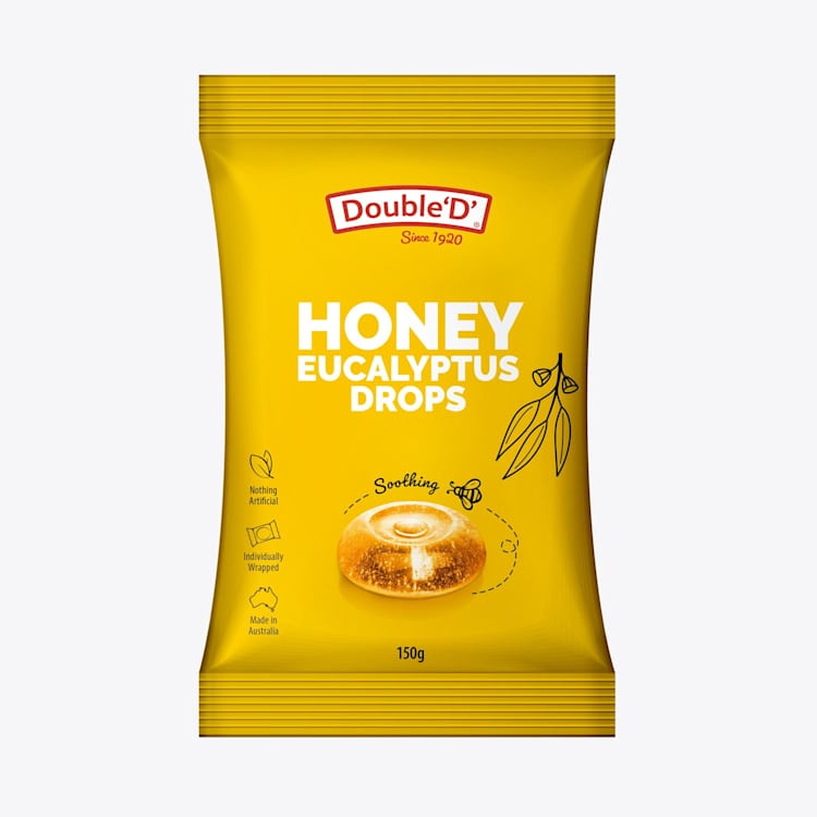 Double D Eucalyptus & Honey Drops Eucalyptus & Honey