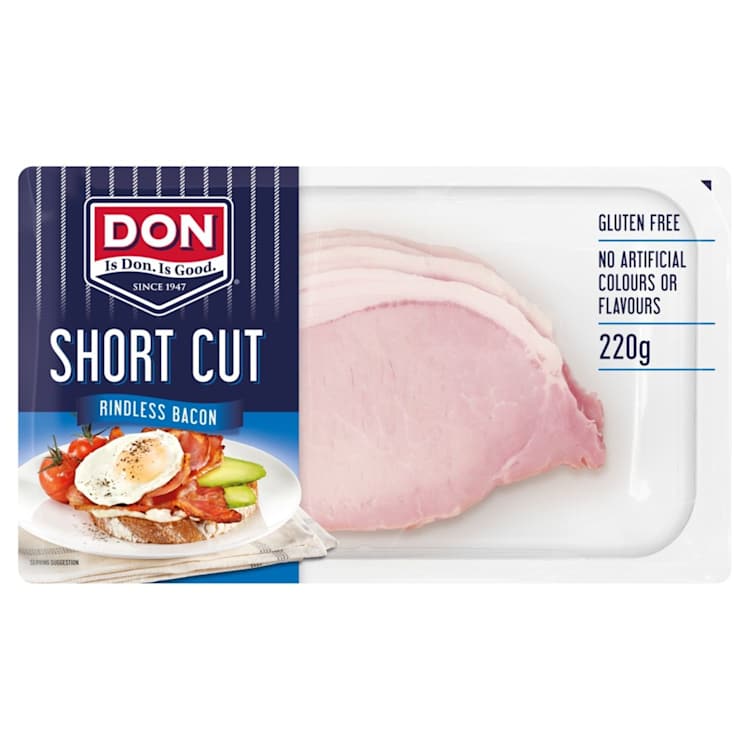 DON Short Cut Rindless Bacon