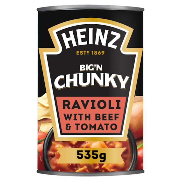Heinz Big N Chunky Ravioli with Beef & Tomato