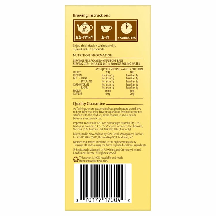Twinings Camomile Tea Bags