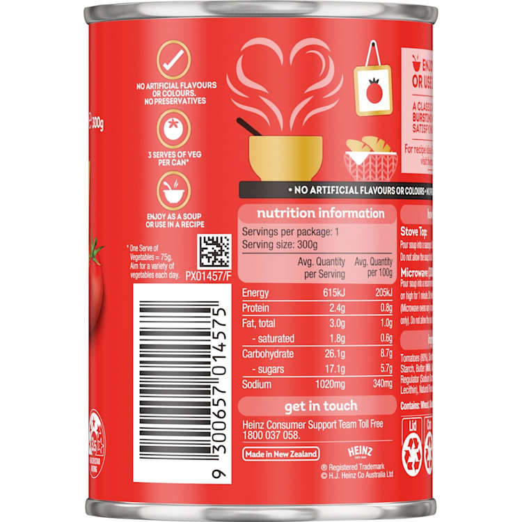 Heinz Canned Soup Creamy Tomato