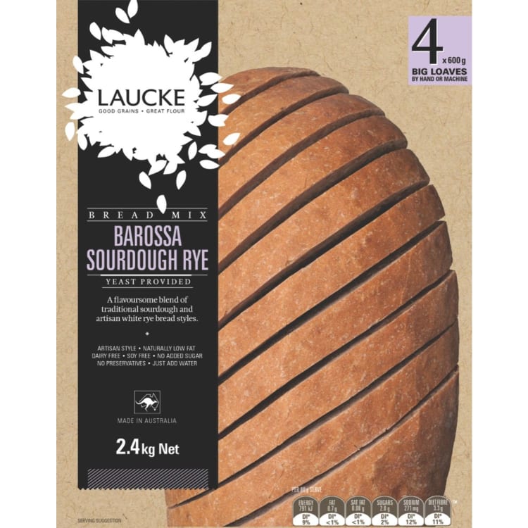 Laucke Barossa Sourdough Rye Bread Mix