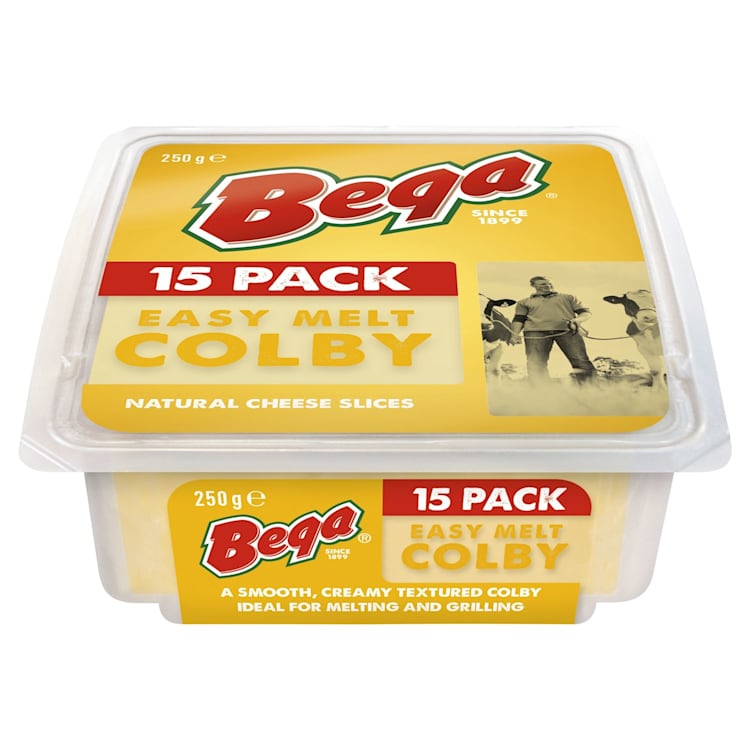 Bega Easy Melt Colby Natural Cheese Slices