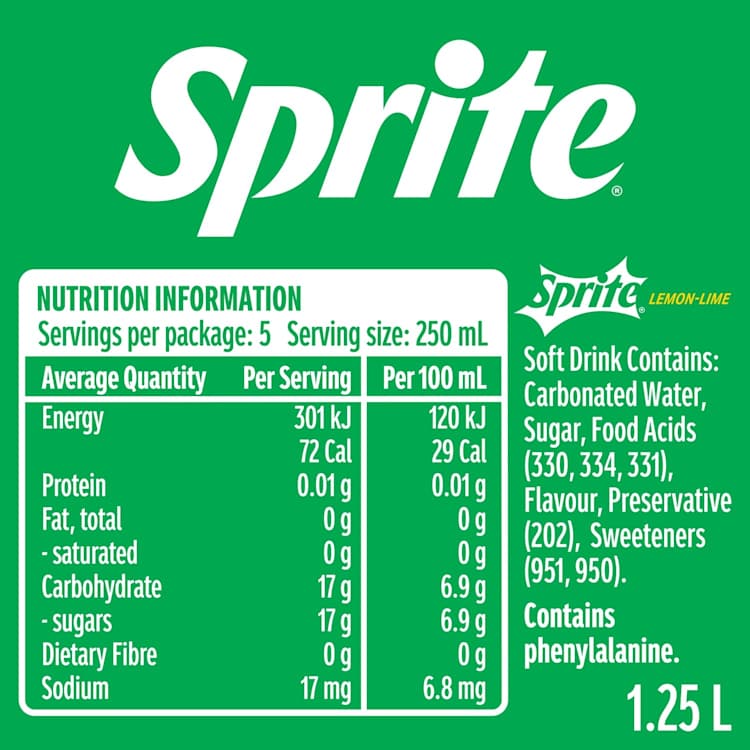 Sprite Lemonade Soft Drink