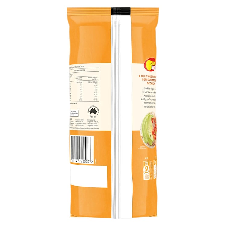 SunRice Thin Rice Cakes Original