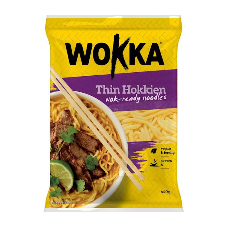 Wokka Shelf Fresh Thin Hokkien Noodles