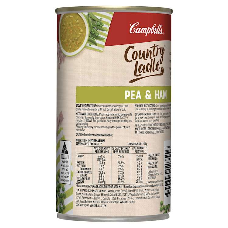 Campbell's Soup Country Ladle Pea & Ham