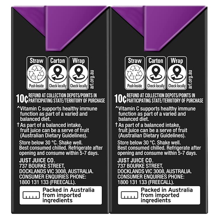 Just Juice Apple & Blackcurrant Juice