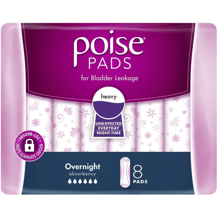 Poise Incontinence Pads Overnight Absorbency