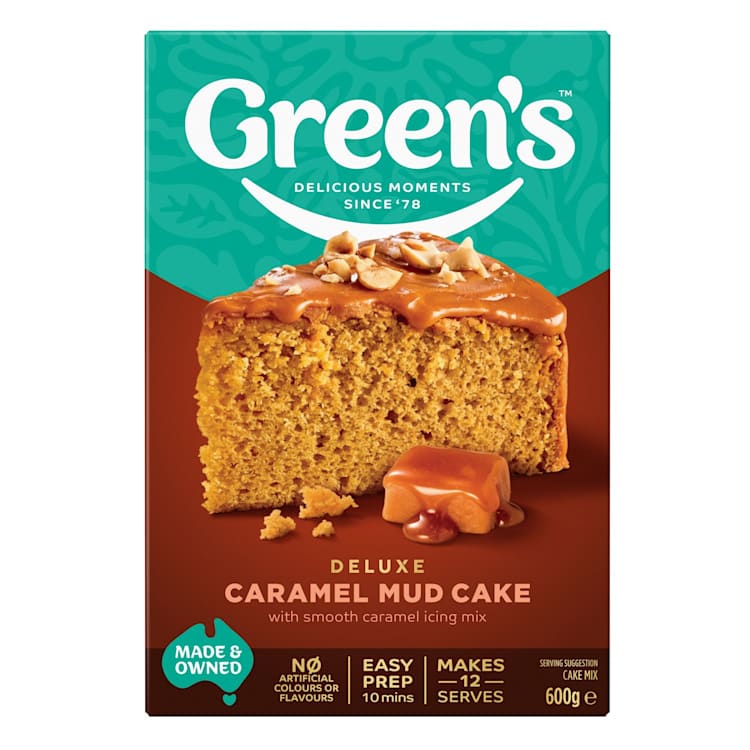 Green's Caramel Mud Cake Mix