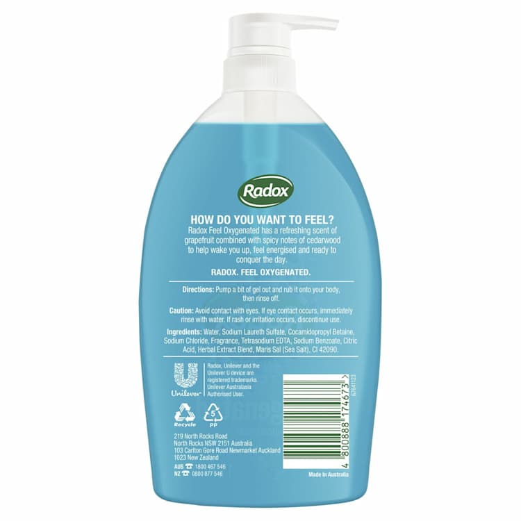Radox Body Wash Feel Oxygenated