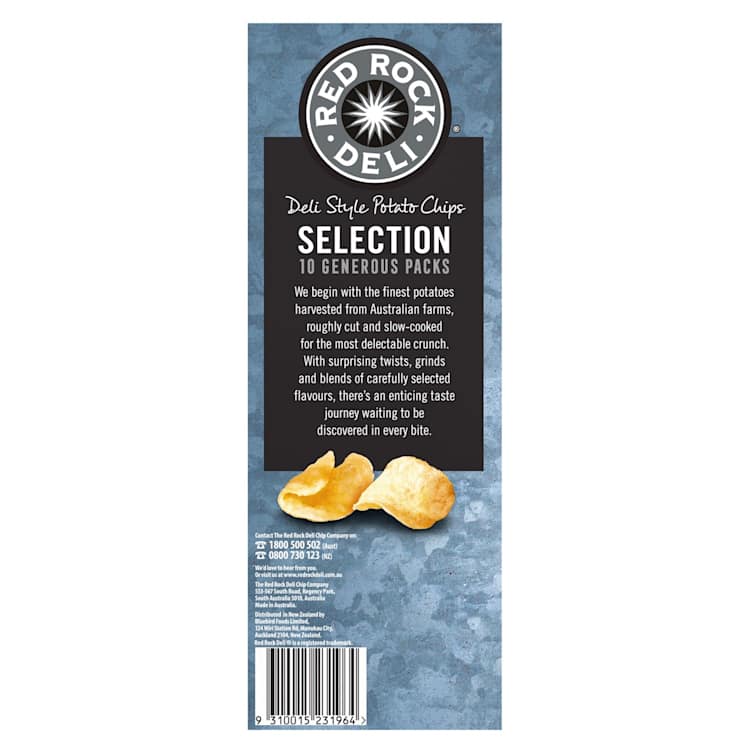 Red Rock Deli Style Potato Chips Selection