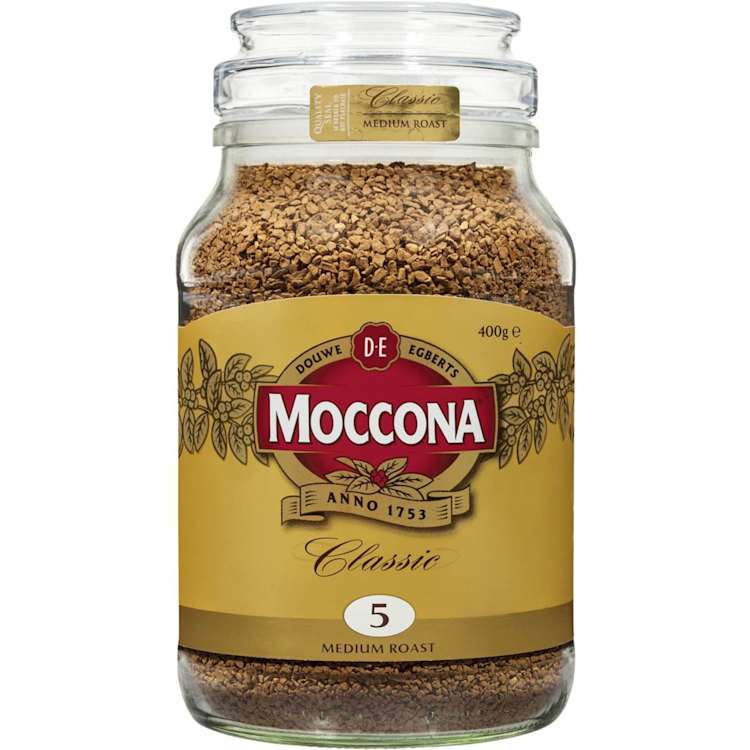 Moccona Freeze Dried Instant Coffee Classic Medium Roast