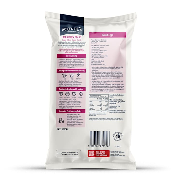 McKenzie's Beans Red Kidney