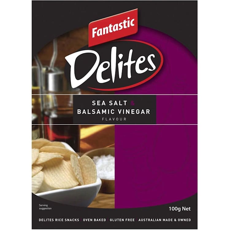 Fantastic Delites Snacks Sea Salt & Balsamic Vinegar