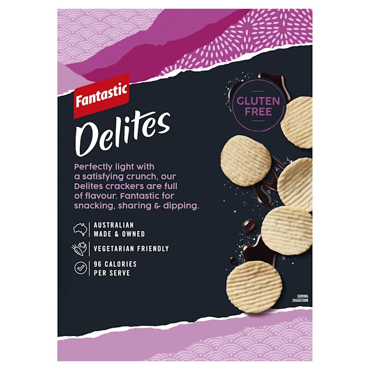 Fantastic Delites Snacks Sea Salt & Balsamic Vinegar