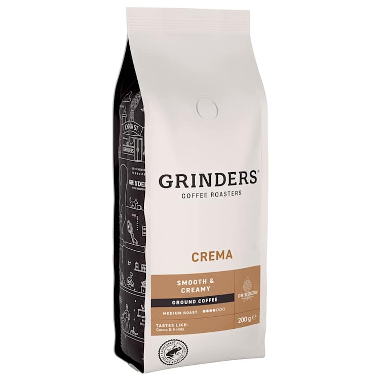 Grinders Crema Ground Coffee