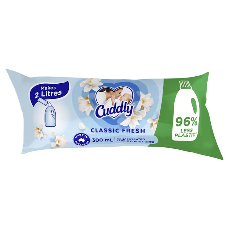 Cuddly Fabric Softener Refill Sachet Classic Fresh